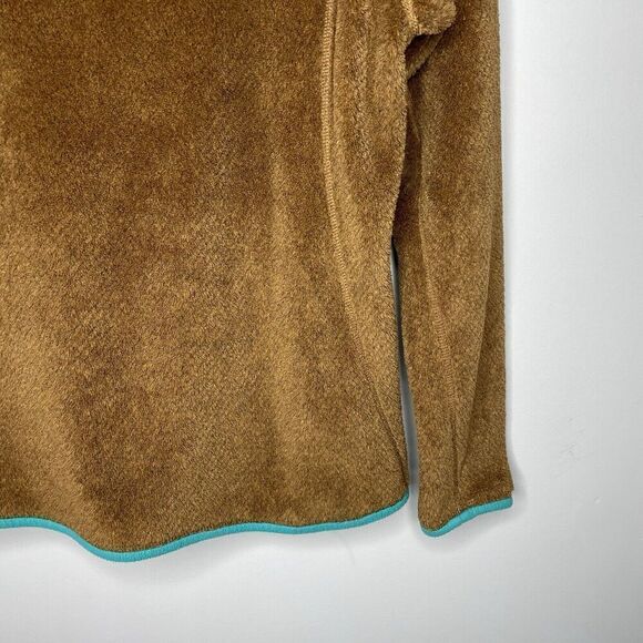 PATAGONIA Re-Tool T-Snap Pullover Women XS Brown Fleece Jacket Half-Snap - Picture 11 of 15